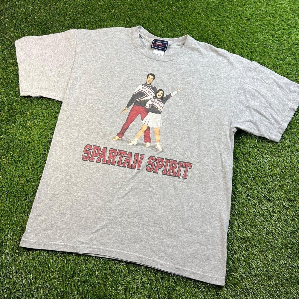 Vintage SNL Spartan Cheerleaders Will Ferrell Cheri Oteri NBC Store Tee Large TV